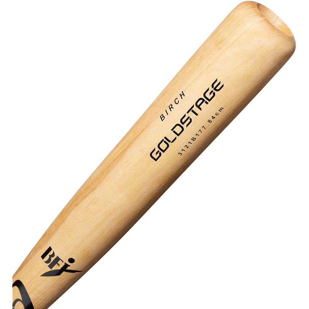 asics Baseball GOLDSTAGE Hard Wooden Bat Birch 900g Compatible with BFJ Rules 3121B177 Otani Player Type KC Type