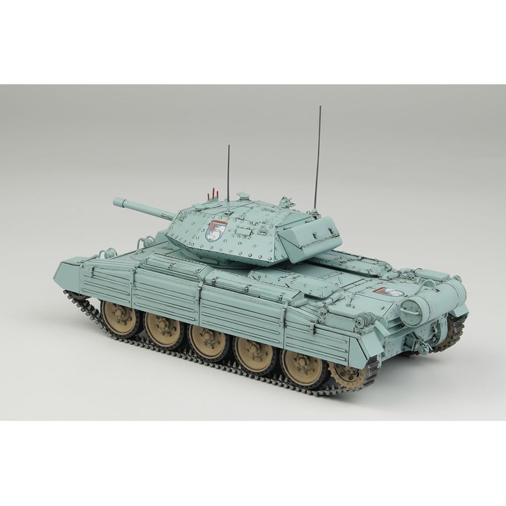 Platts Girls & Panzer Final Chapter Mk.VI Cruiser Tank Crusader Mk.III St. Gloriana Girls' School Clear File Included 1/35 Scale Plastic Model GP-85