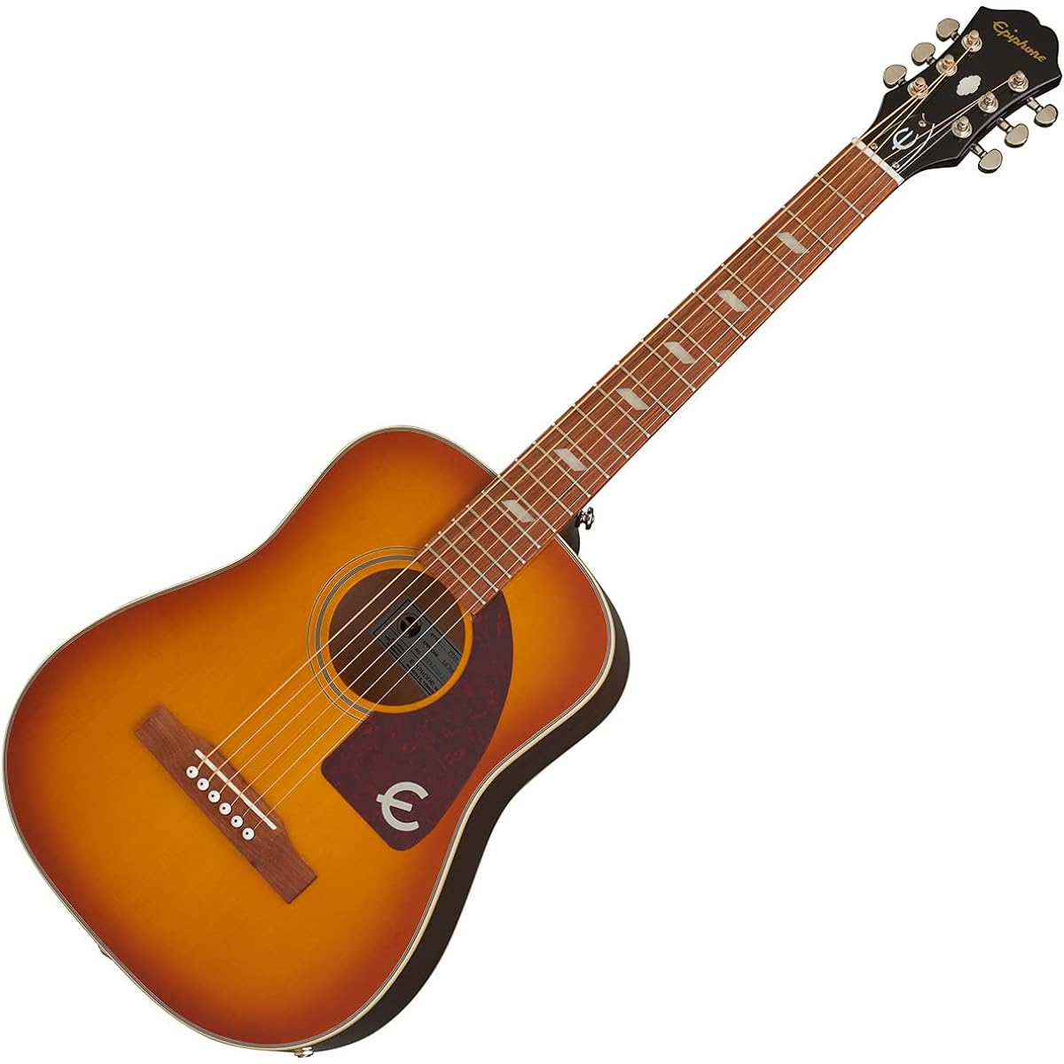 Epiphone Lil' Tex Travel Acoustic Faded Cherry Acoustic guitar beginner 12-piece set Mini guitar Electric acoustic guitar Solid top Epiphone
