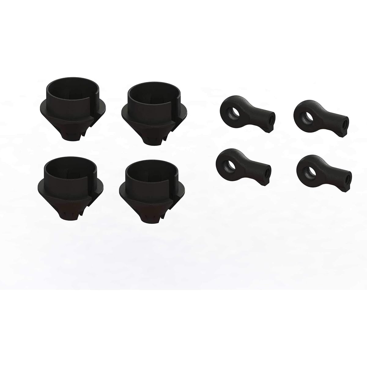 ARRMA ARA330608 HD Shock Rod End and Spring Cup Set (2 Pairs)