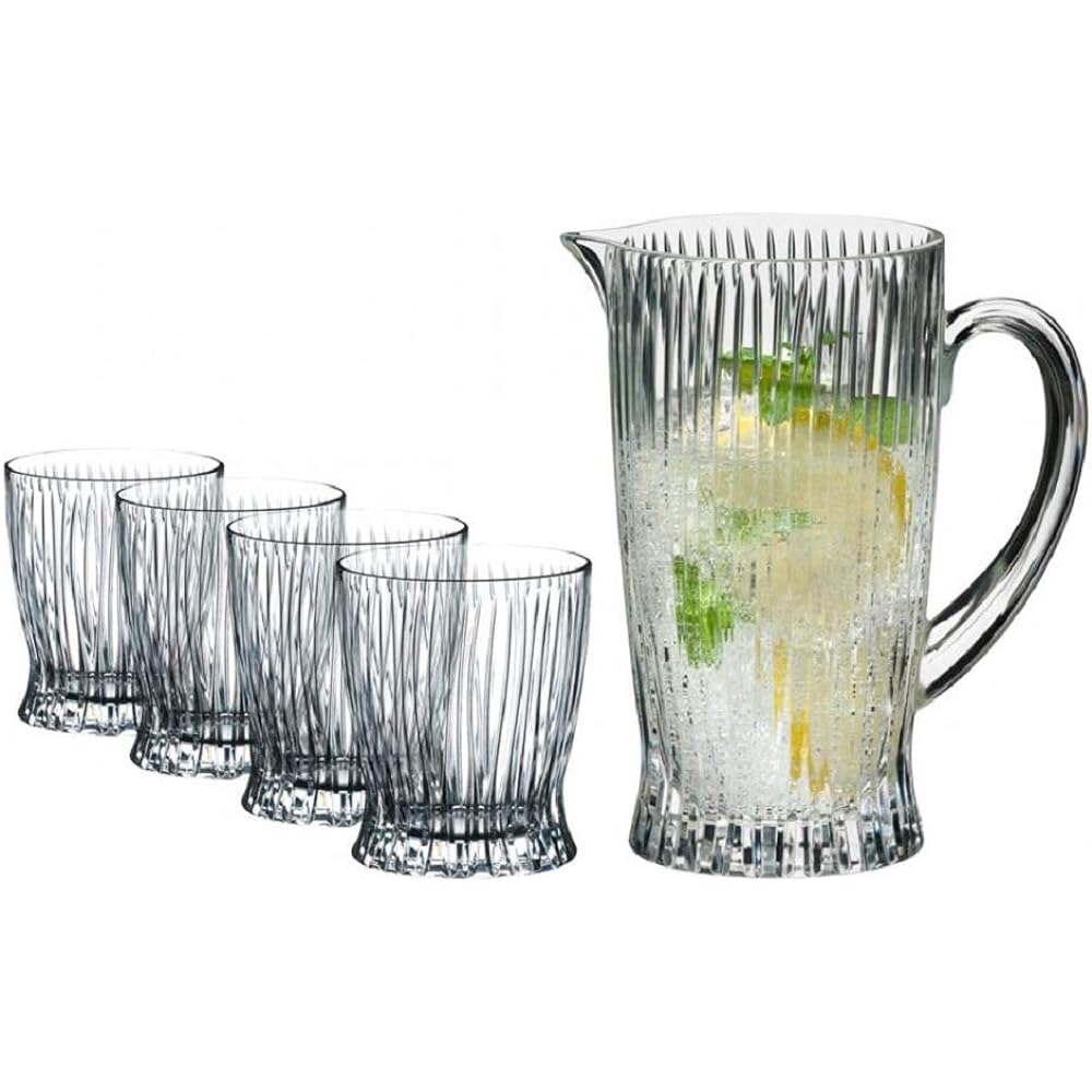 [Genuine] RIEDEL Glass Set of 4 Tumbler Collection Optical Au Gin Set 762ml 5515/67