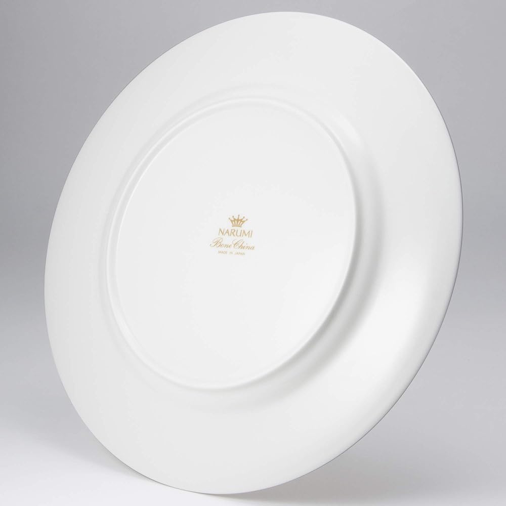 NARUMI Plate Dish Pearl Arabesque Beige 30cm Press Plate 50855-1670