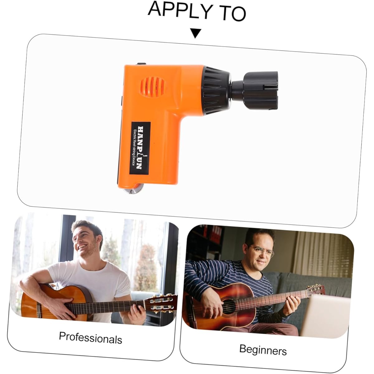 VICASKY 5pcs Electric String Changer Power Tool Guitar Winder and Cutter for Electric Guitar Classical Guitar Guitar Tuning Tool Guitar DIY Tool Multi-function