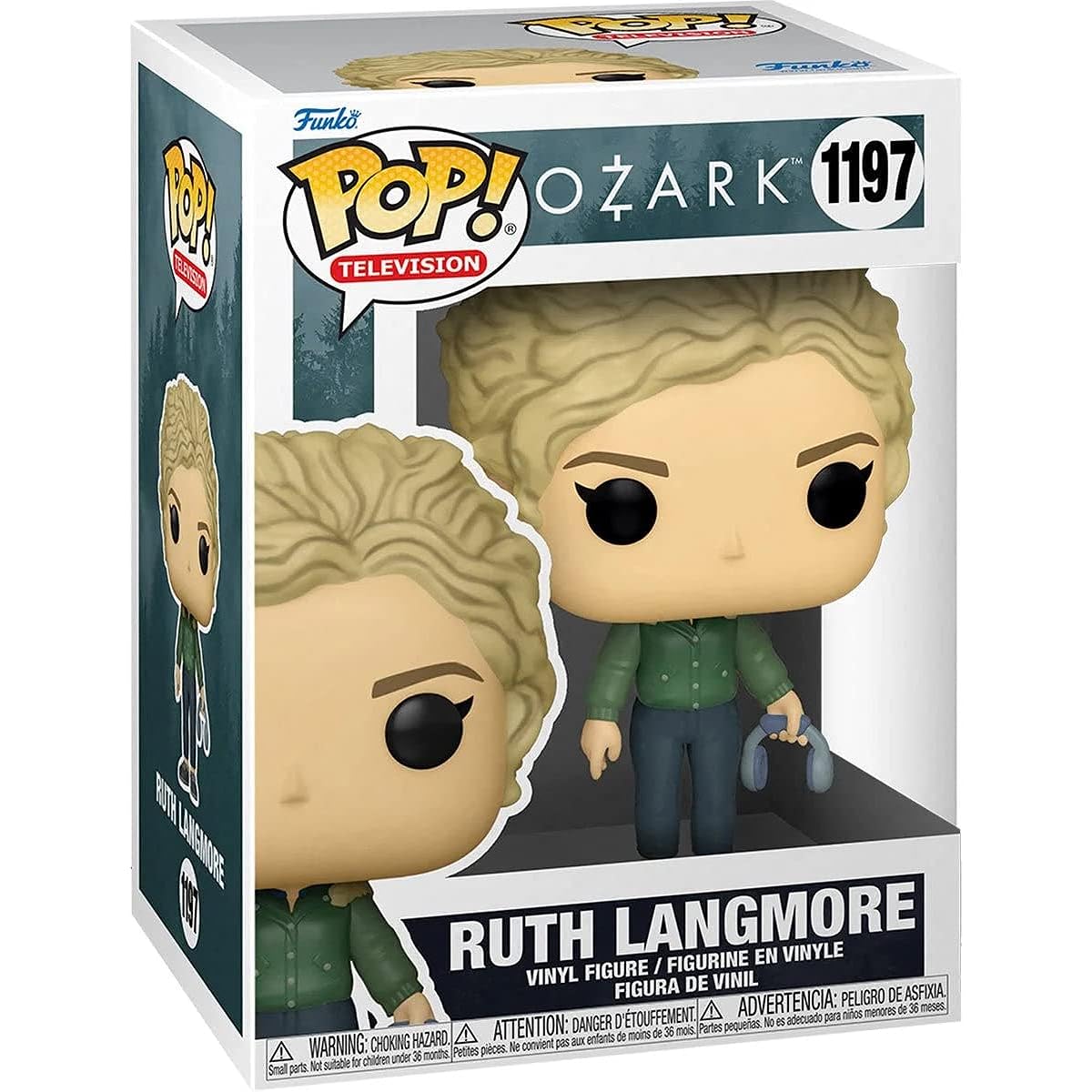 POP Ozark - Ruth Langmore Funko Vinyl Figure (Includes Compatible Box Protector Case), Multicolor, 3.75"