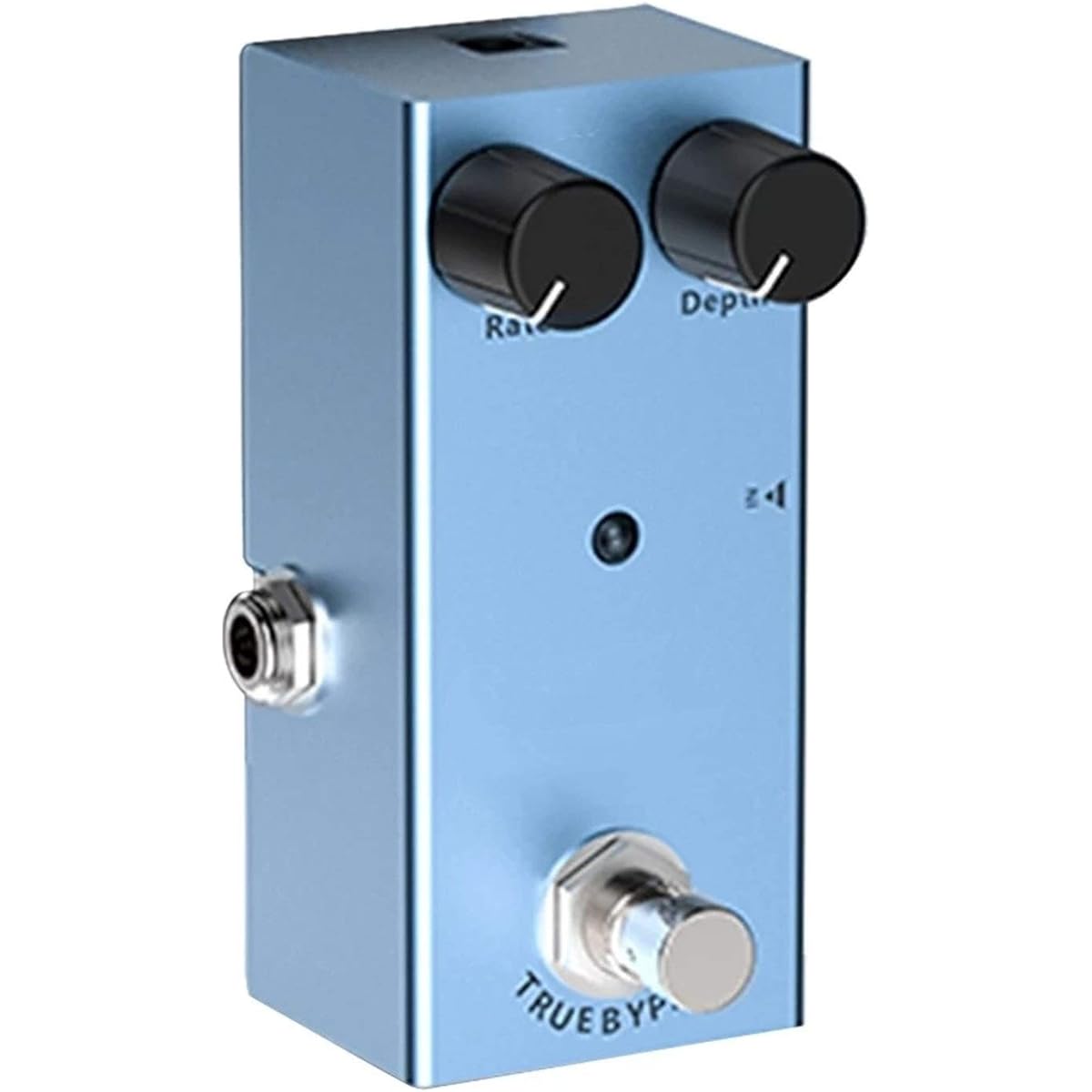Guitar Effector Guitar Effect Pedal Rate Knob Mini Single Pedal Overdrive (Color: Blue, Size: 9.2 x 4.2x 52cm)