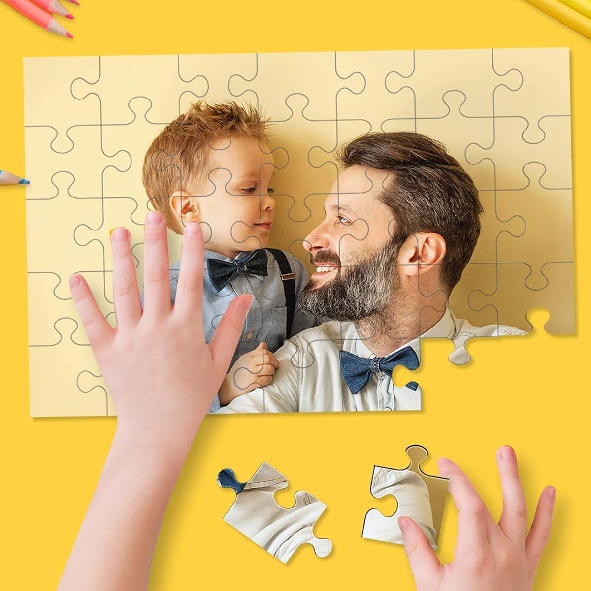 Customized Puzzle Custom Puzzle from Photo Jigsaw Puzzle 200/300/500/1000 Pieces for Adults Family Friends Wedding Gift