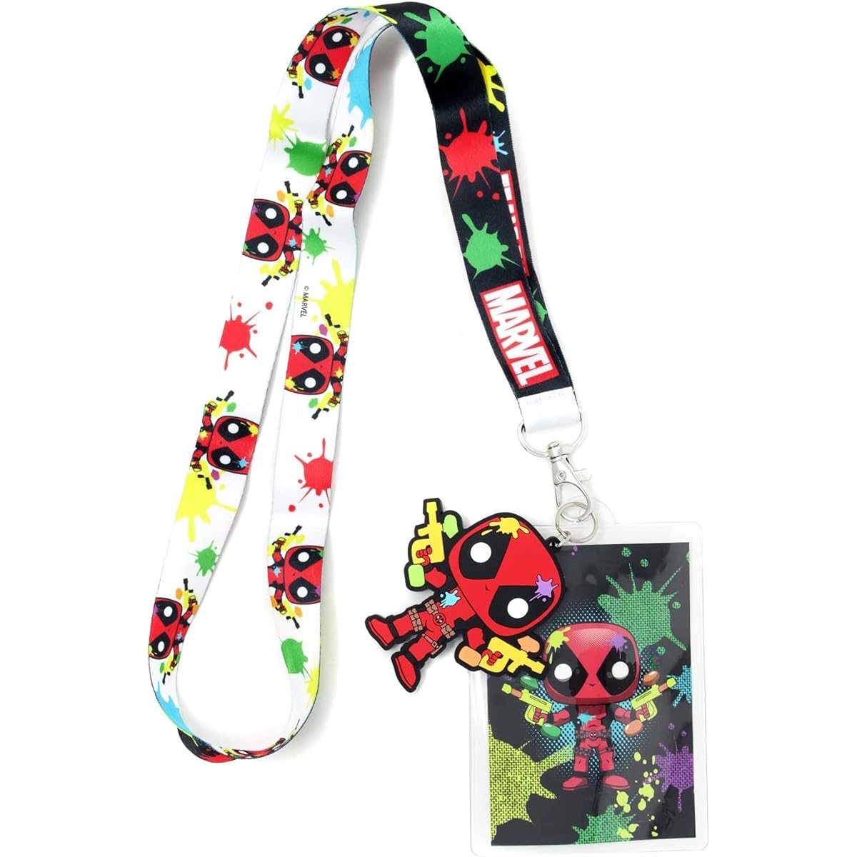 Funko Lanyard & Badge Holder Paintball Deadpool