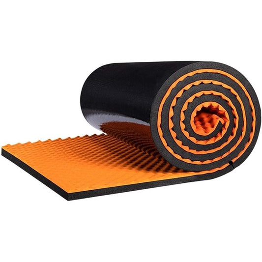 5 square meters of sound absorbing cotton, Cinema Wall Advanced Acoustic Soundproofing Mat High Density Soundproofing Foam (Orange) (Orange)