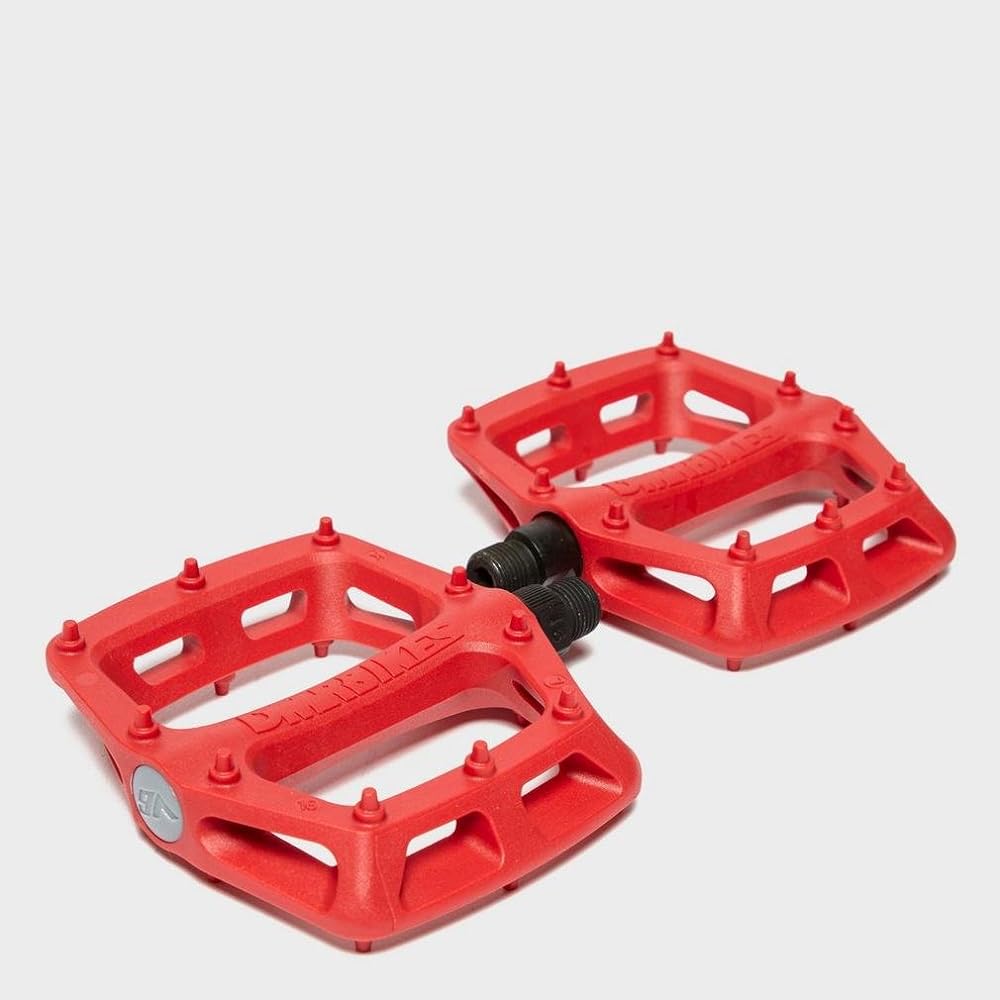 DMR (DMR) V6 PLASTIC PEDAL CRO-MO AXLE RED