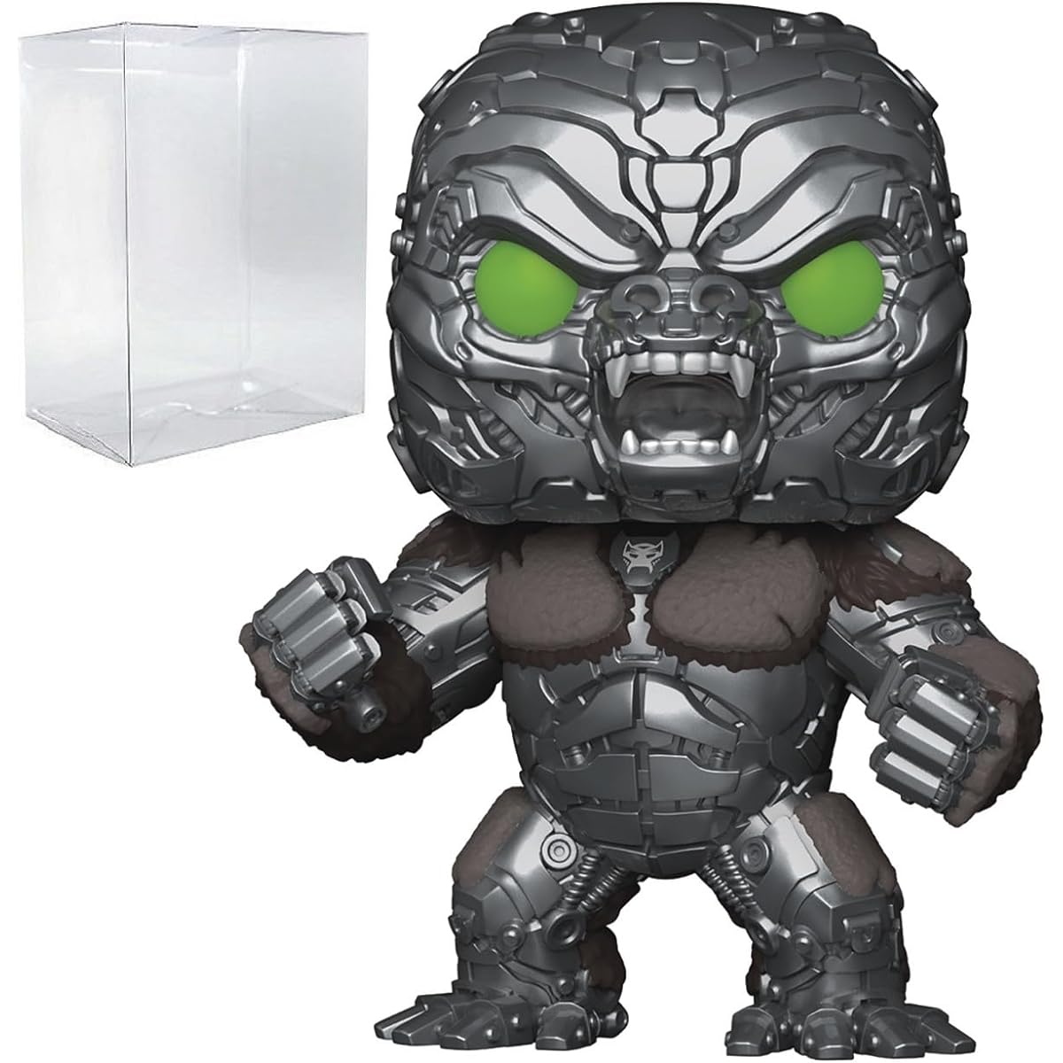 POP Transformers Rise of the Beasts - Optimus Primal Funko Vinyl Figure (with Compatible Box Protector Case), Multicolor 3.75"