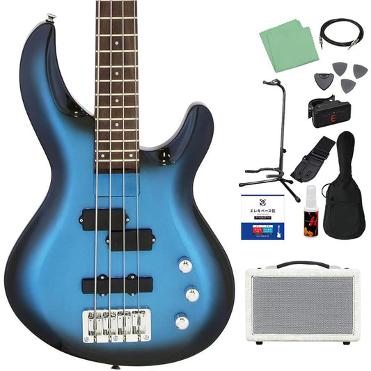 AriaProII IGB-STD MBS 12-piece bass beginner set [Shimamura Music's best-selling bass amp included] PJ type AriaPro II
