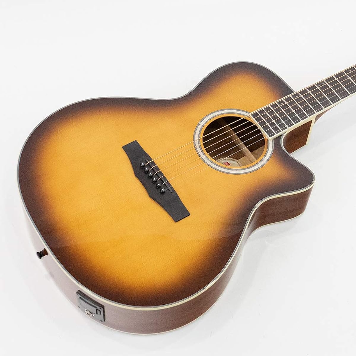 MORRIS R-011 TS (Tobacco Sunburst) Electric Acoustic Guitar Soft Case Included Morris