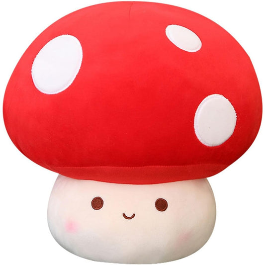 Alwoligag Cute Mushroom Stuffed Toy, Mushroom Stuffed Throw Pillow Gift for Kids/Adults 9 Inches, Mushroom Stuffed Home Decor.