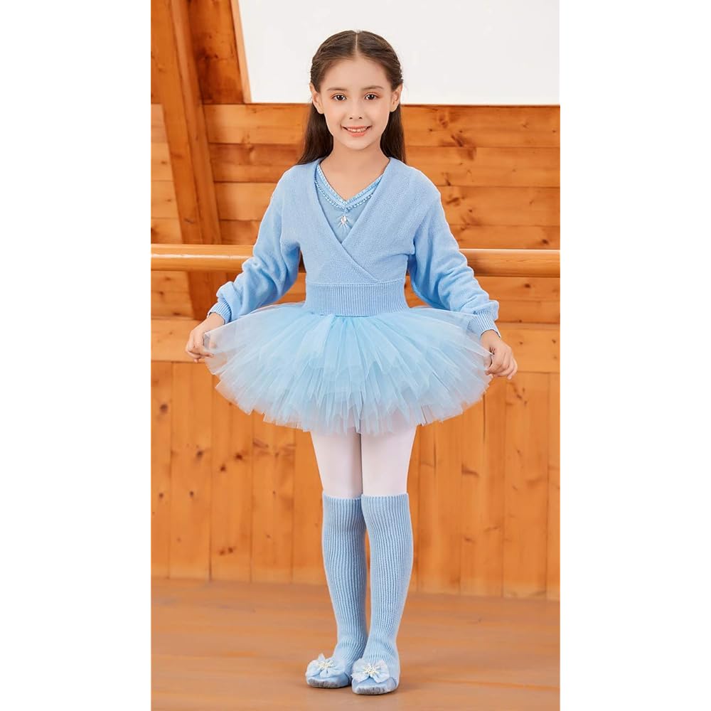 Manana ma35 Cachecoeur Sweater Ballet Kids Junior Warm-up Thermal Wear