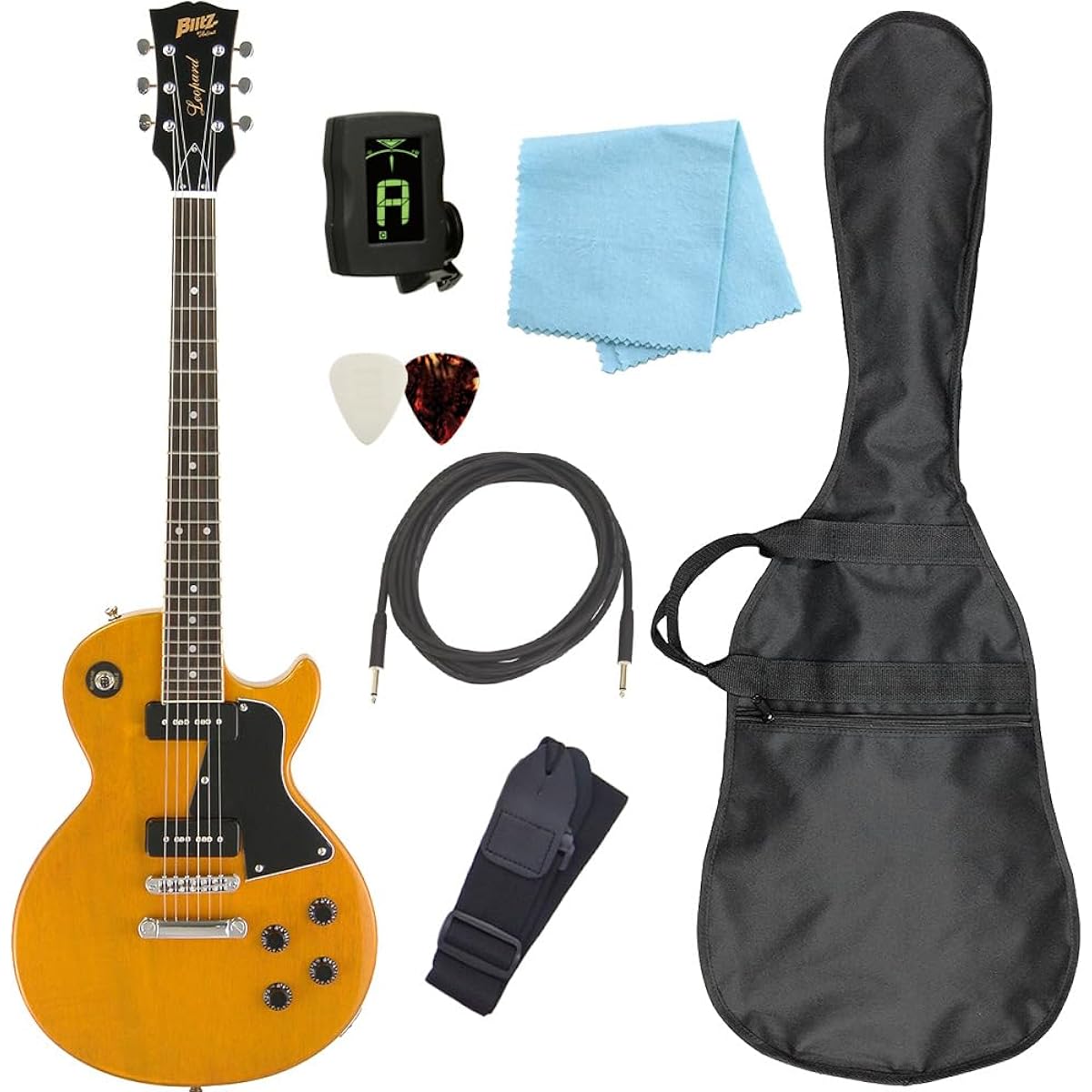 Electric guitar beginner set Les Paul Special type 7-piece set Blitz BLP-SPL YL [98765]