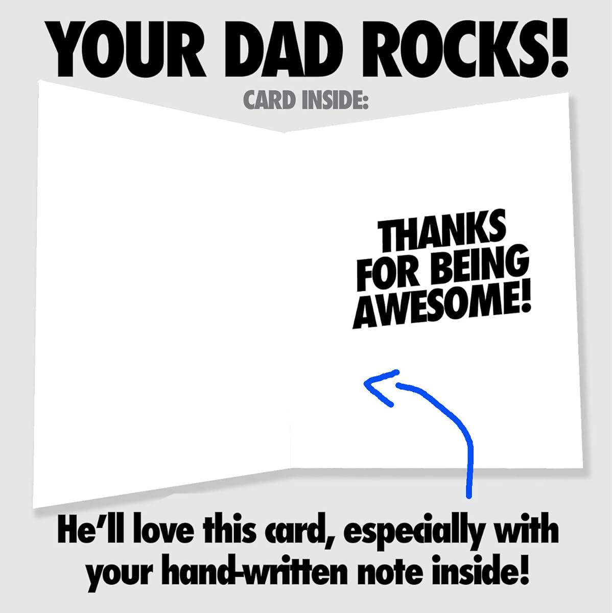 Play Strong Tennis Father's Day Cards BEST. DAD. EVER. 1 Pack (5x7) Illustrated Sports Father's Day Greeting Cards and Envelopes Gifts and Appreciation for Volleyball Dads - They'll Love It!