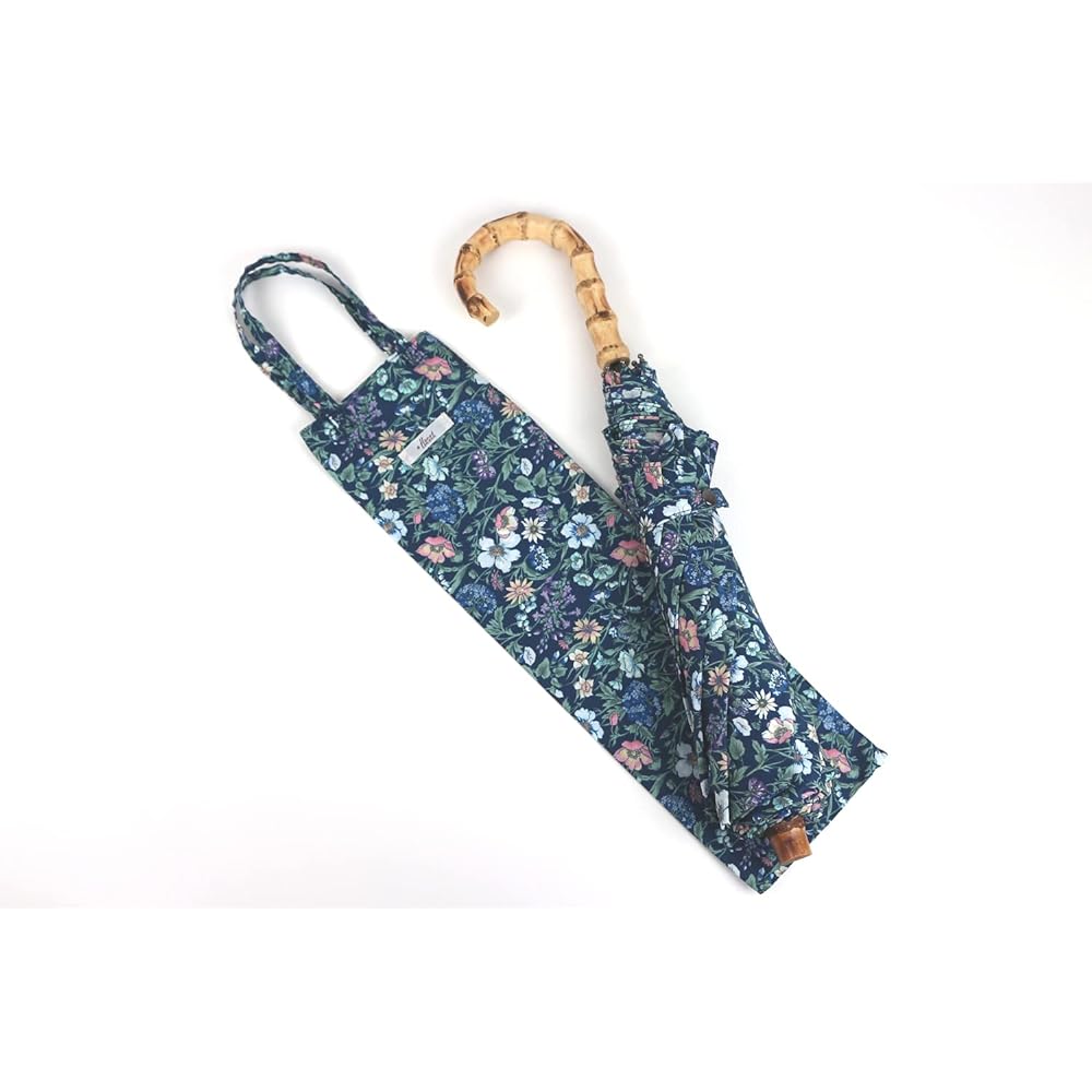 DDintex FLORET LONDON Parasol 03 Rachel Medu Navy 90φ×67cm [Liberty print used]