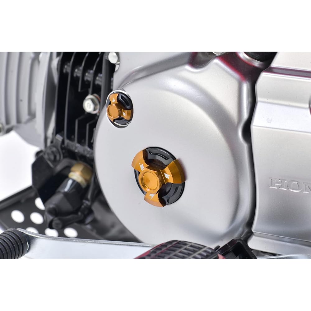 BIKERS Generator Cover Cap Aluminum Orange Gold GROM (13-17) CBR250R (11-16) BK-H234-OGD