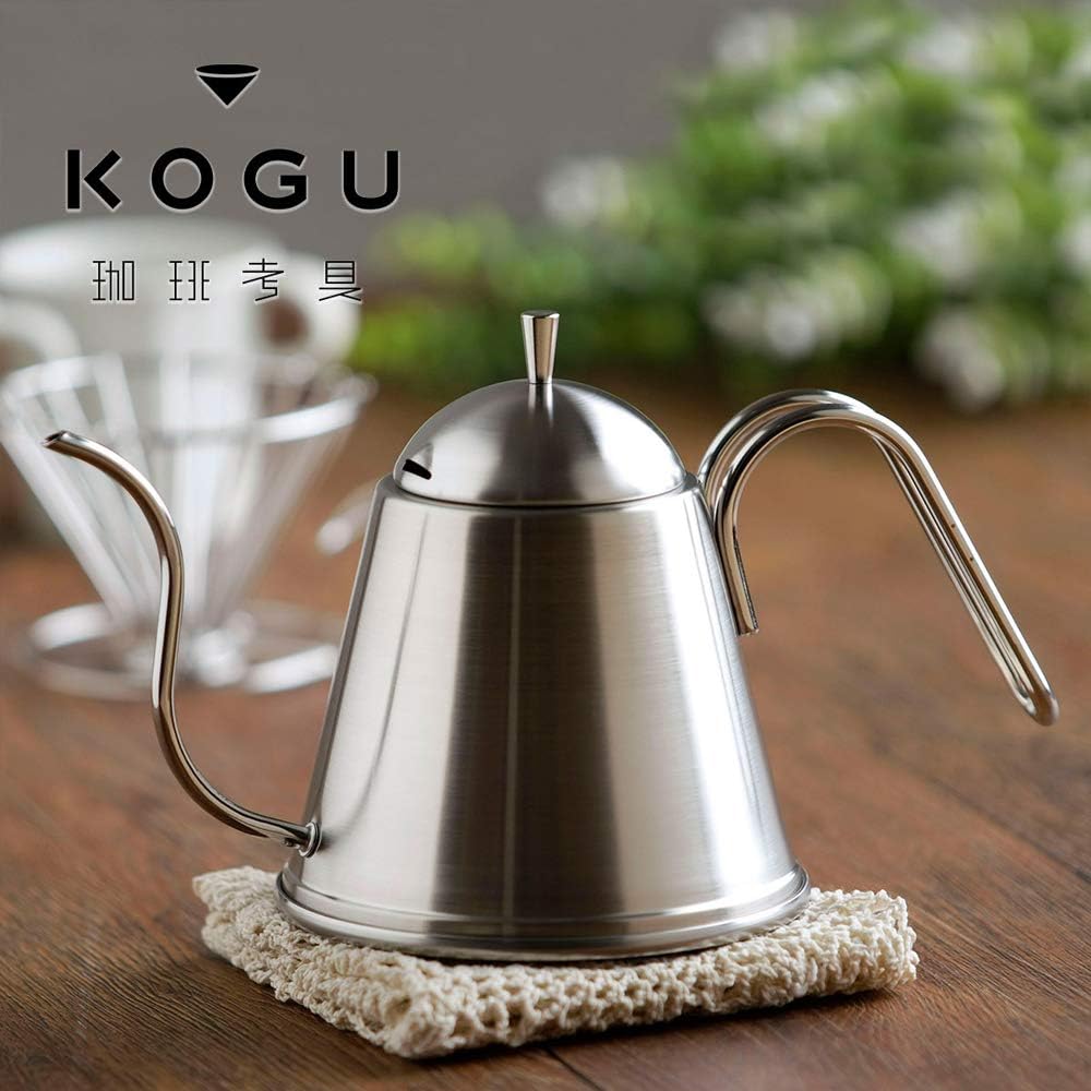 Coffee Tools KOGU Shimomura Planning Drip Kettle Coffee Drip Pot ITTEKI [Made in Japan] Stainless Steel Narrow Mouth Direct Fire IH Compatible 700ml Stainless Steel Handle Outdoor Gift 40438 Tsubame Sanjo