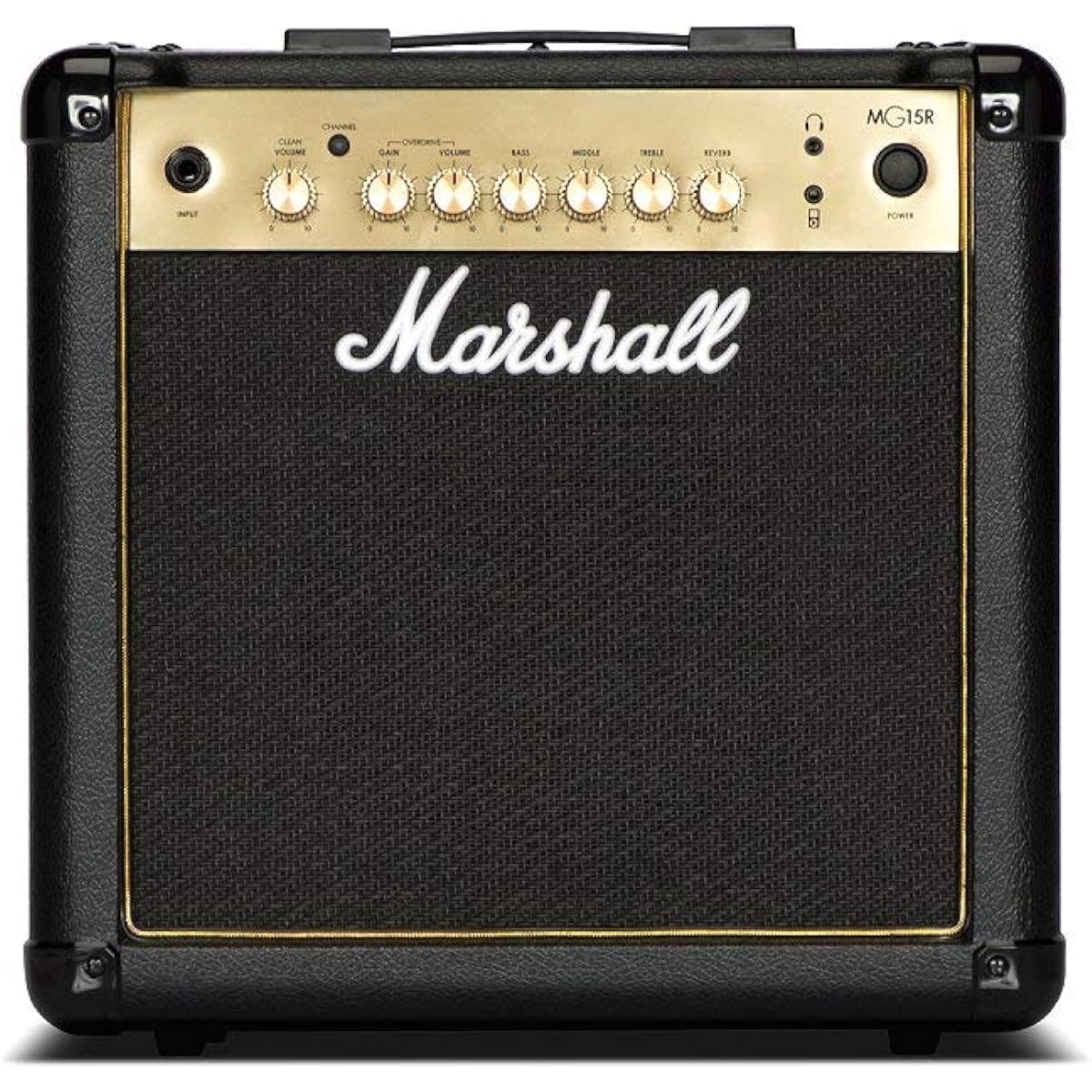 [Set Purchase] Marshall MG-Gold Series Guitar Amplifier Combo MG15R & Kikutani Guitar Stand Compatible with Lacquer Painting, Comes with Rubber to Prevent Falling GS-101B