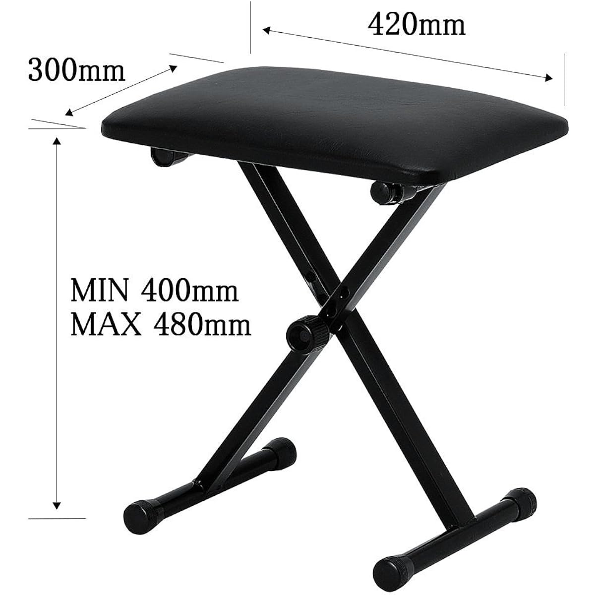 KC X-type keyboard stand & chair set KS5800 + KB4400/BK