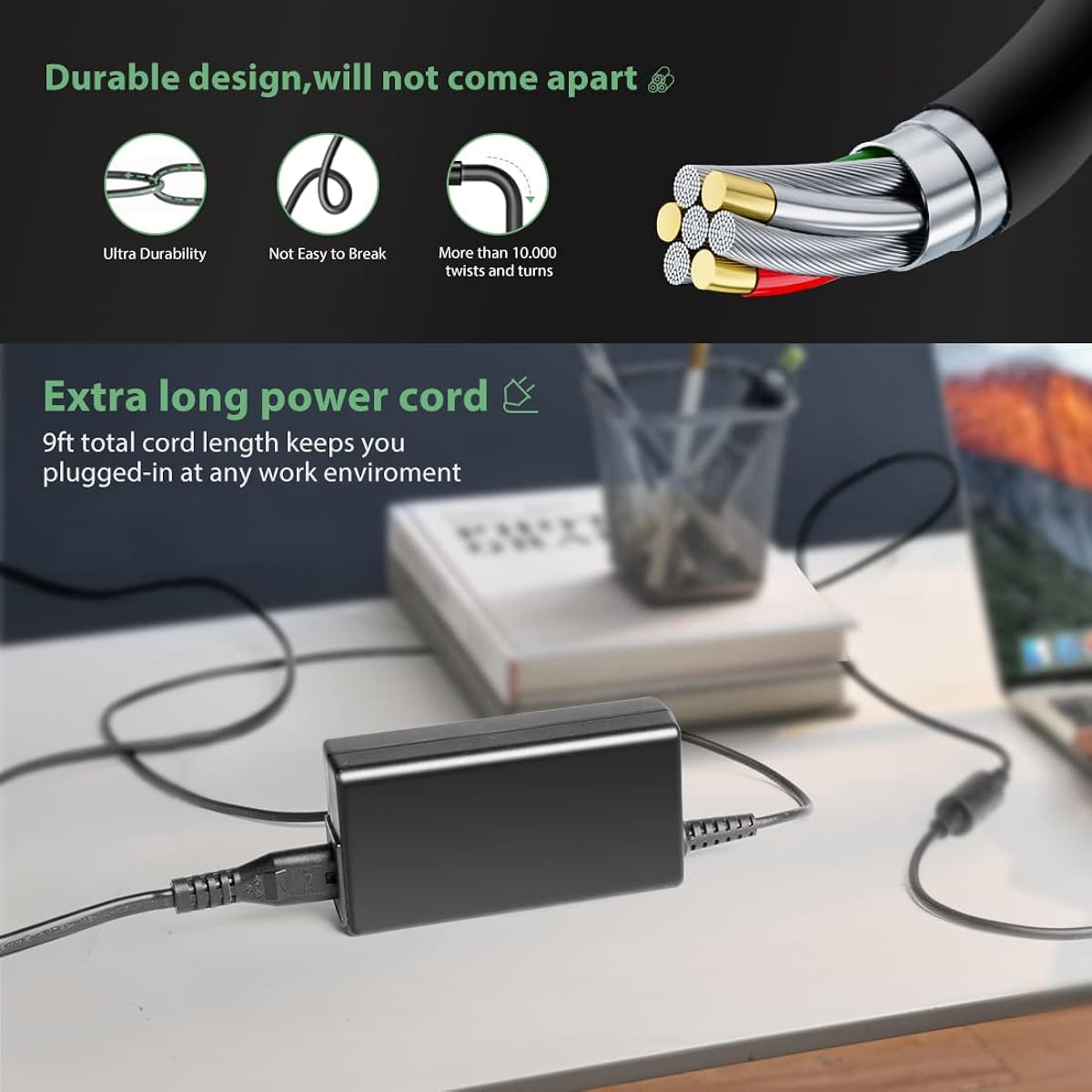 CASIMY 24V 2.7A AC/DC Adapter Charger Medistrom Pilot-24 Lite 645759689818 P24MPLBP1 PowerLite 24 PowerBank Pilot-24Lite CPAP Battery Backup Adapter Power Cord