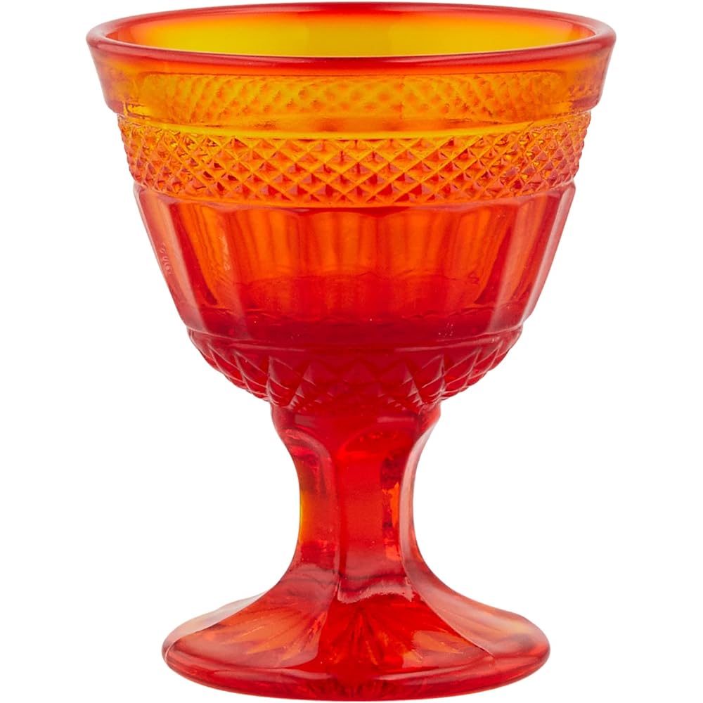 ADERIA Shonai Craft Glass Tableware Small Bowl Red Diameter 7.5 x Height 3.3cm Red Bean Bowl Pack of 5 Made in Japan F-70389