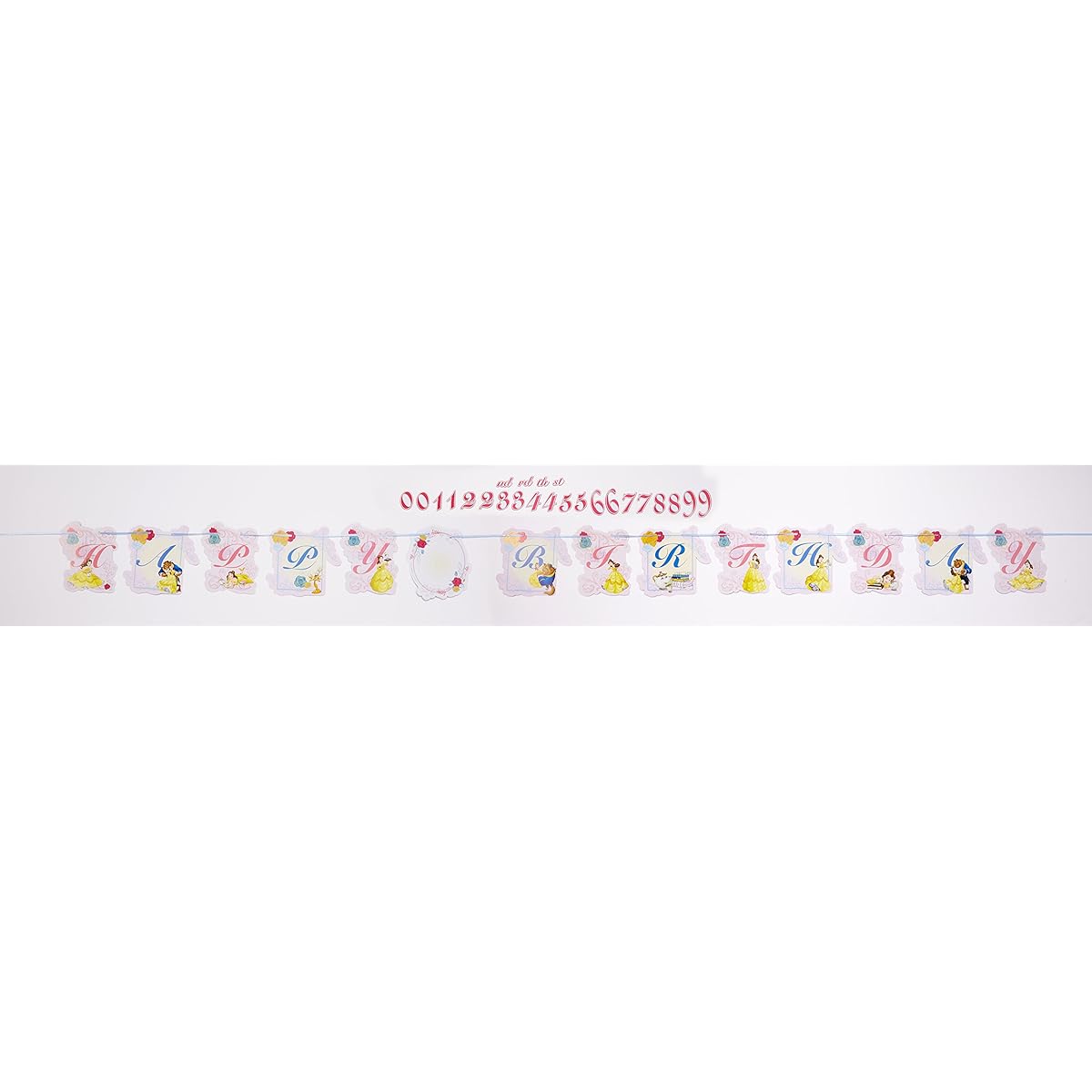 Beauty and the Beast Ribbon Banner