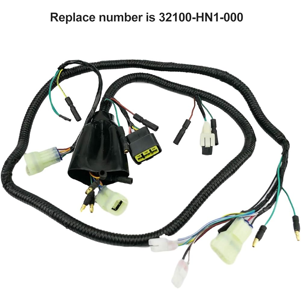 TIKSCIENCE Factory Wire Harness Fits Honda 1999-2004 Sportrax 400 TRX400EX 2x4, Replaces 32100-HN1-000