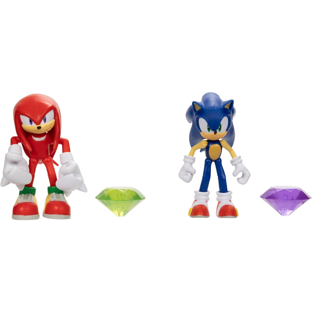 Sonic the Hedgehog Sonic 4 inch figure 2 pack Modern Sonic Modern Knuckles