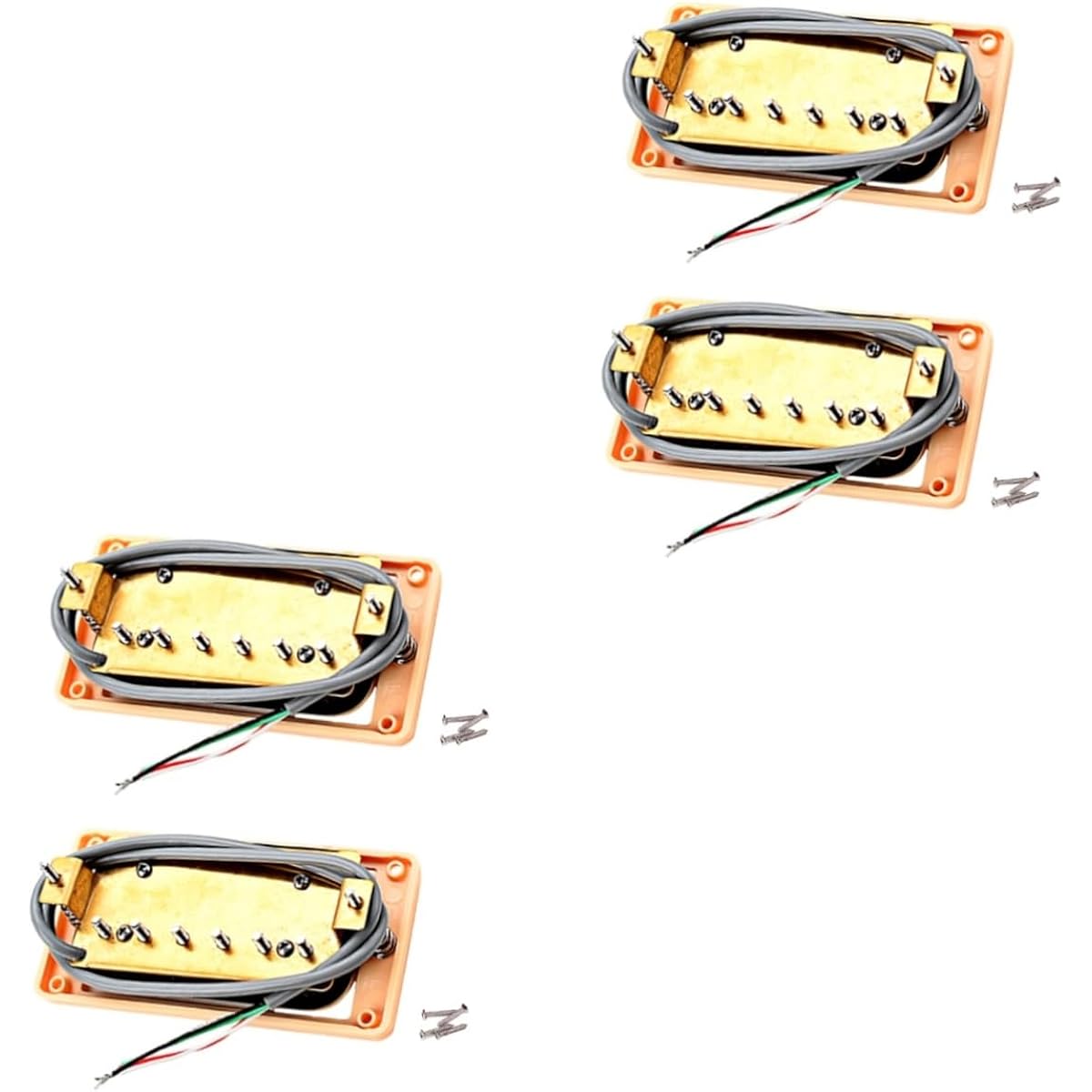 Vaguelly 2-Piece Tone Pickup Guitar Pickup Humbucker Humbucker Pickup Accessories Humbucker Cover Electric Guitar Bridge Pickup Acoustic