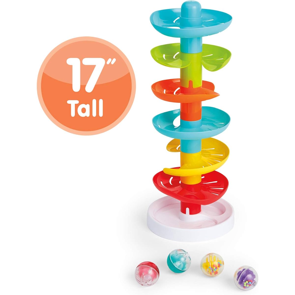 Kidoozie Whirl 'n Go Ball Tower – Interactive Developmental Toy for Toddlers