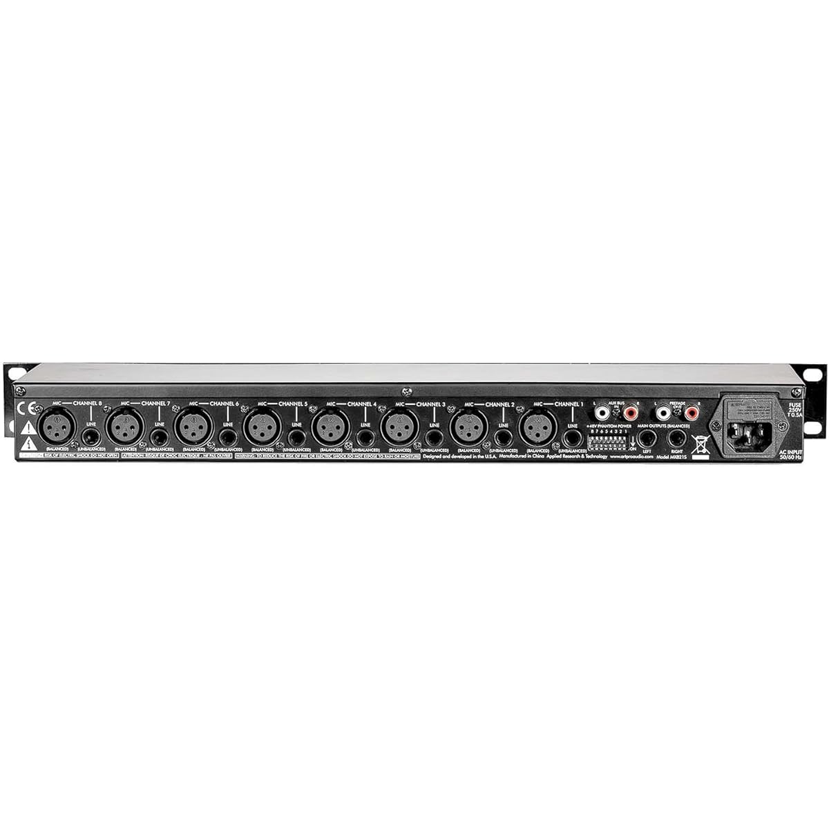 ART MX821S 8-channel mic/line mixer with stereo output [Official domestic import]