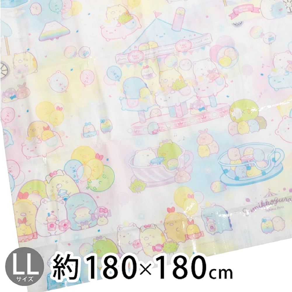 Asahi Koyo Sumikkogurashi Leisure Sheet for 4~5 People LL Yuenchi SG-LL21 Light Blue 180 x 180cm
