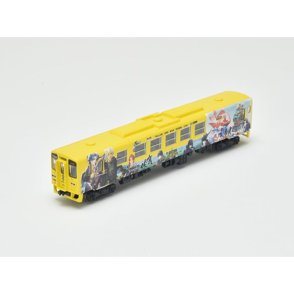 TOMYTEC Railway Collection Iron Collection JR Kiha125 Romancing Saga Train 3-Car Set B Diorama Supplies