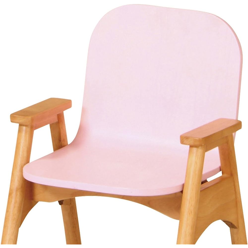 Hiroki Children's Stool Pink 37.5 x 32.5 x 50 (Seat: 25) cm