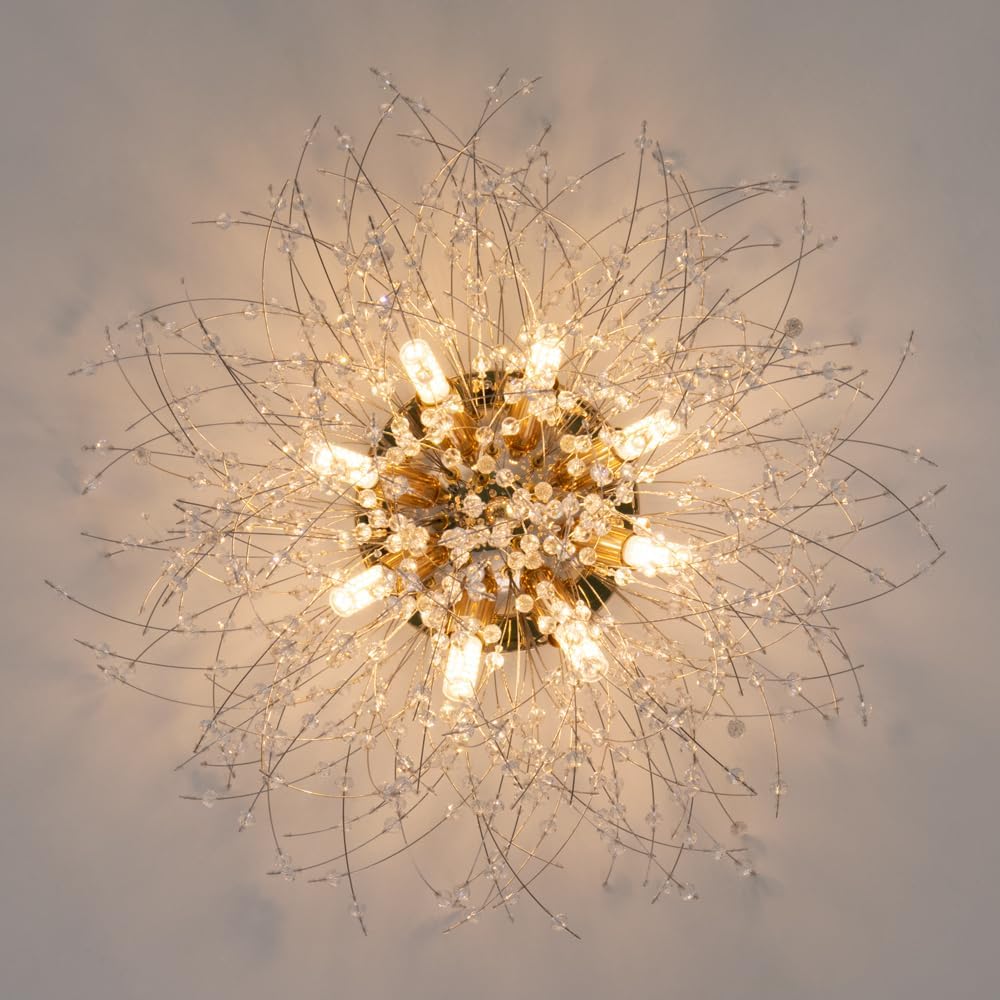 Chende Ceiling Light Stylish Scandinavian 8 Lights Fireworks Ceiling Light G9 Bulb LED Bright Modern Dining Interior Single Living Hanging EI-HH-01-JP