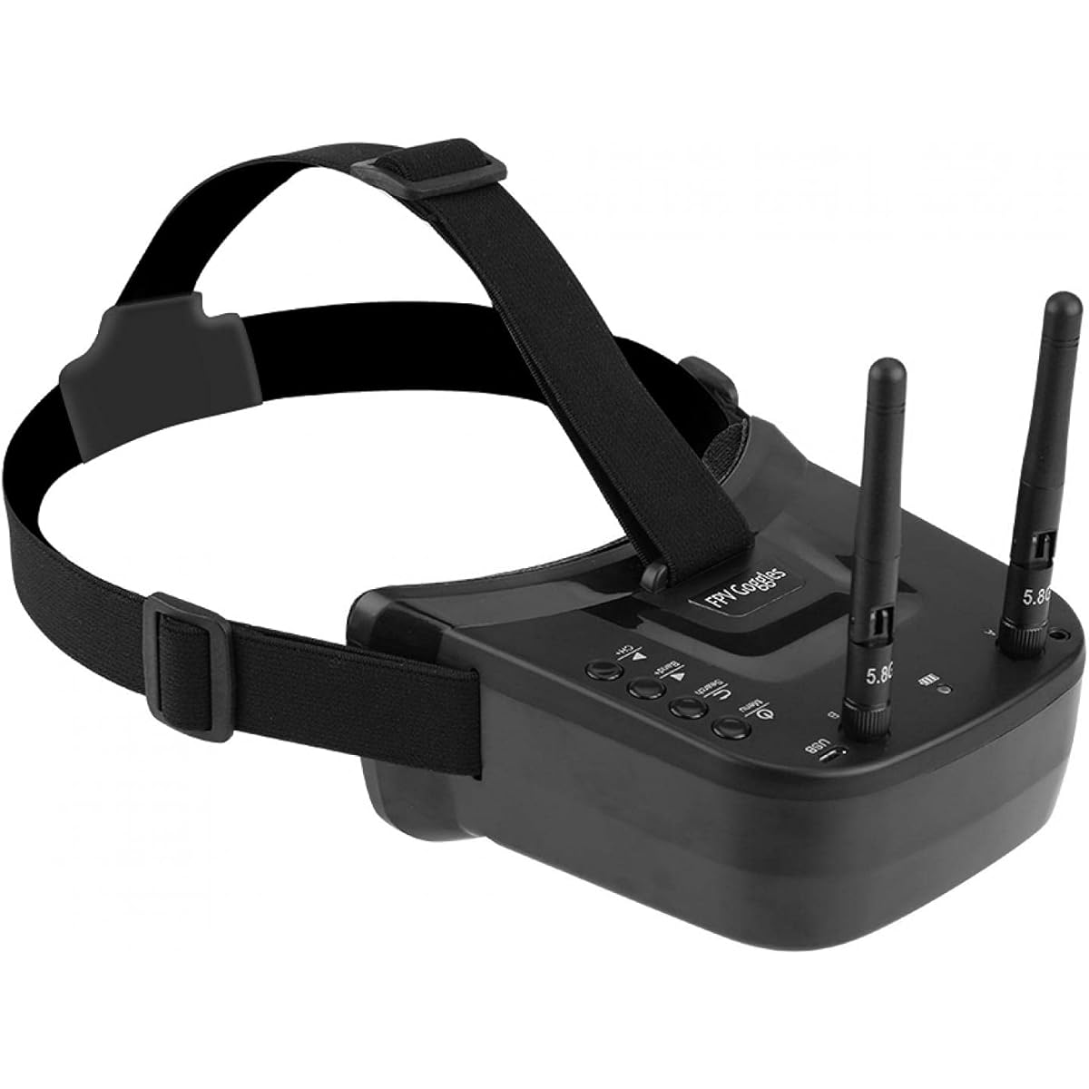Clasken PV Drone Goggles, 40 Channel 3 Inch FPV Goggles with 3.7V 1200mAh Battery for Mini Drone