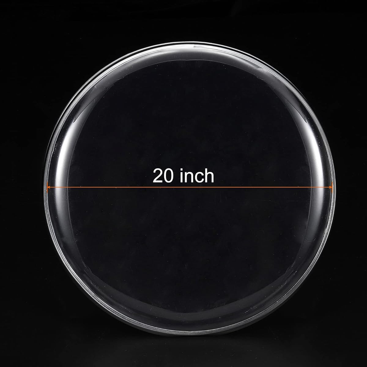 MECCANIXITY 20 inch drum head drum skin sound control PET material transparent