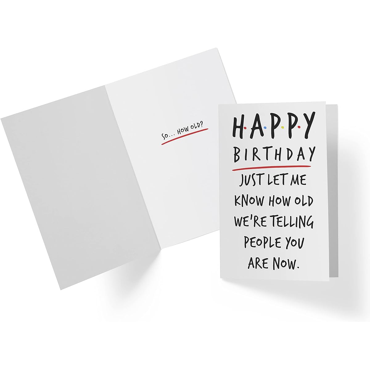 Funny Birthday Cards for Him and Her - Witty Mom Dad Anniversary Cards - Perfect Cards for Son Daughter - Birthday Cards for Sister Brother Friend - Karto - You Are Now Full