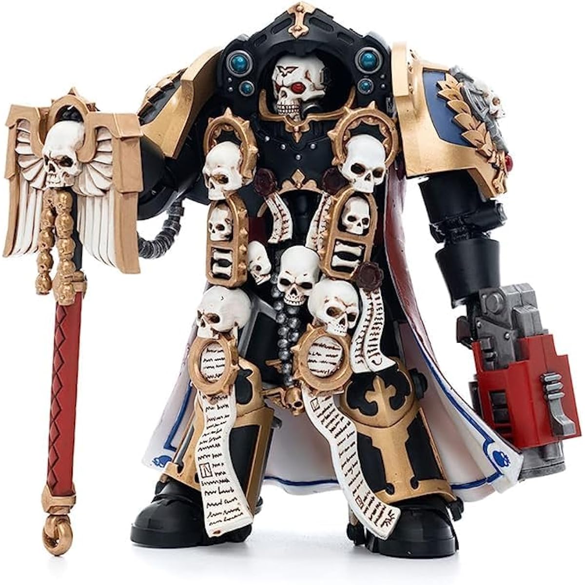 JoyToy 1/18 Action Figure Ultramarine Terminator Chaplain Brother Vanius Collection Model