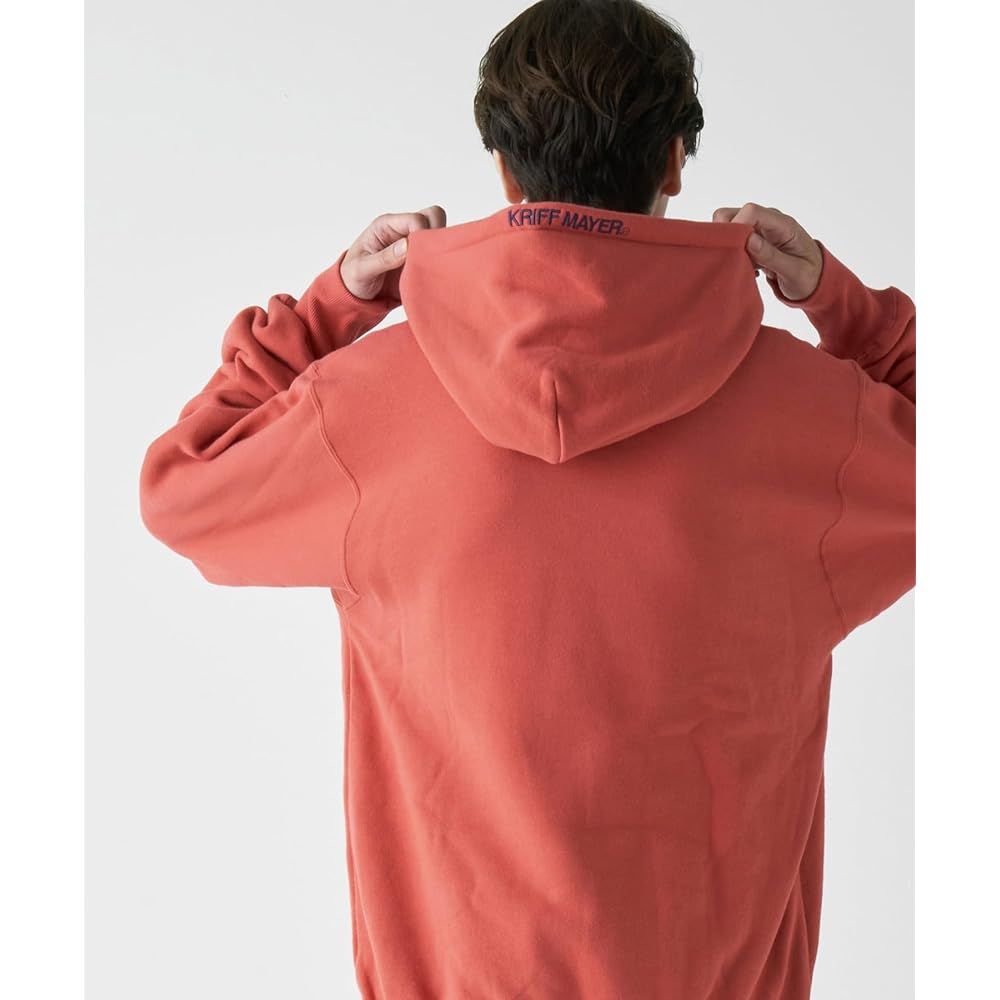 [Cliff Meyer] Camp Rabbit Fleece Lined Parka Hood Sweatshirt Embroidered Men's