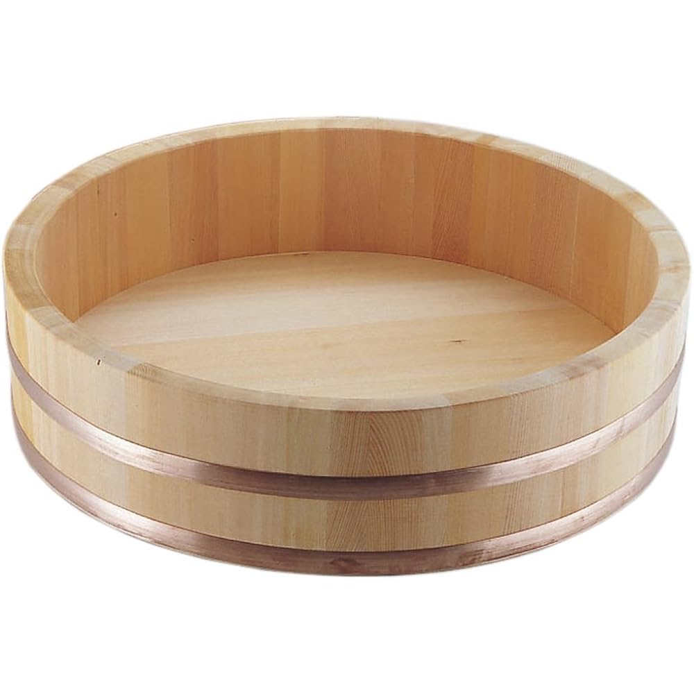 Yamako Wooden Bronze Rice Stand (Japanese Spanish mackerel wood) 66cm