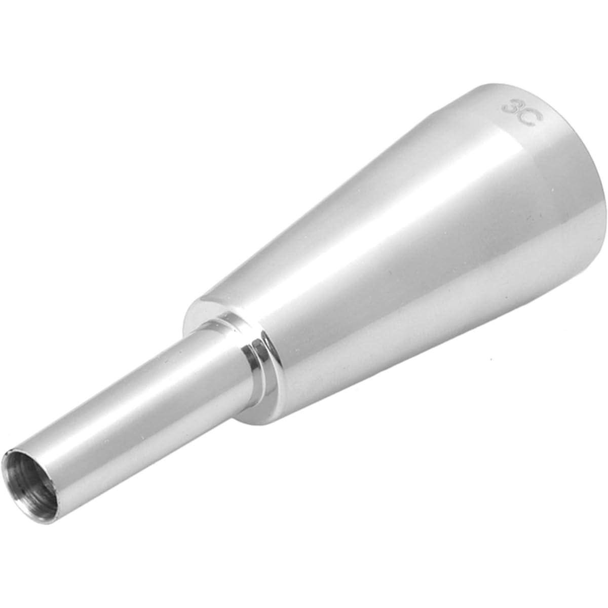 Mxfans 9.8mm Outer Diameter Trumpet Mouthpiece Replacement Part Silver