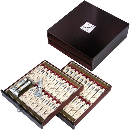 Holbein High Quality Oil Paint Verne 20ml V199 40 colors Wooden box full color set 11199