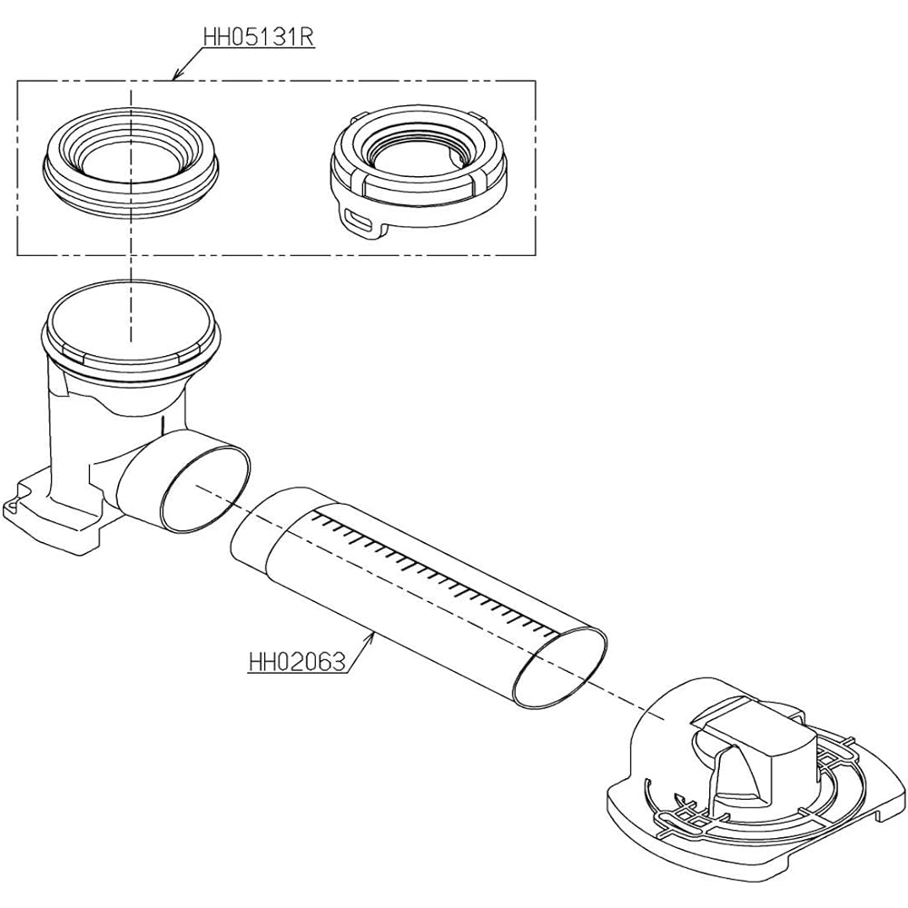 TOTO drainage adjuster main body HH02062S