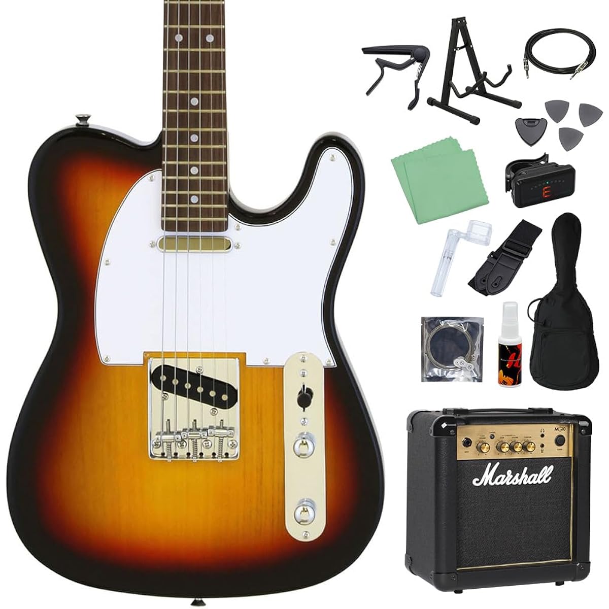 LEGEND LTE-Z 3TS Electric Guitar Beginner 14-piece Set [Includes MG10] Legend