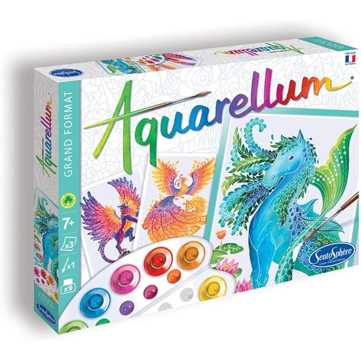 Sentosphère Aquarellum Watercolor Kit (Mythical Animals)