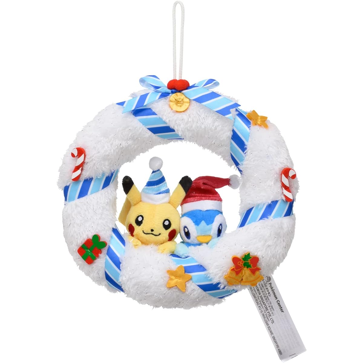 Pokémon Center Original Plush Toy Christmas Wreath Pokémon Christmas in the Sea 15×17.5×6.5(H×W×D:cm)