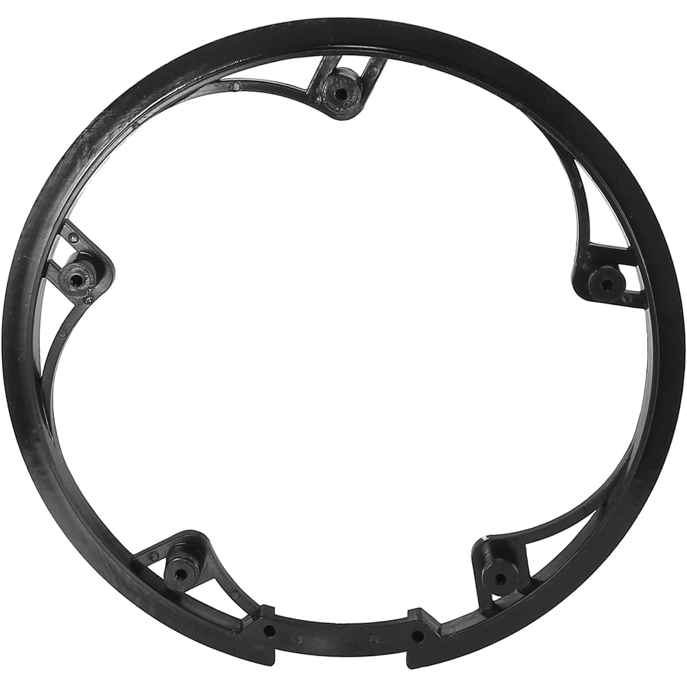 X AUTOHAUX Bike Crankset Chainwheel Protective Cover Chainwheel Protective Cover 48 Teeth 10cm 5 Holes Black
